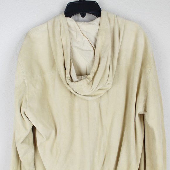 NWT Vince Suede Zip Hooded Jacket | Luxury Casual Outerwear - Picture 10 of 15